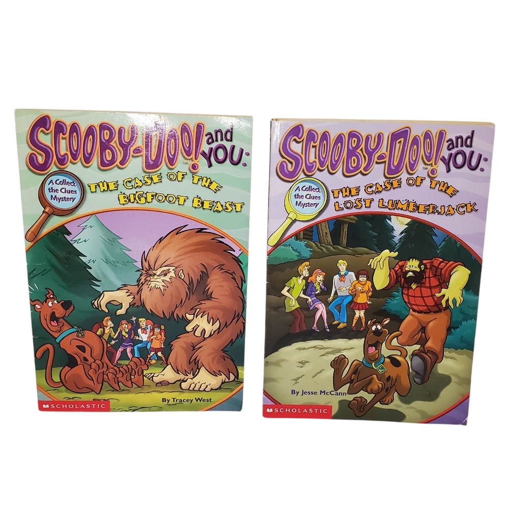 Vtg Scooby-Doo! and You Books Mystery Paperback Book Lot 2000 READ